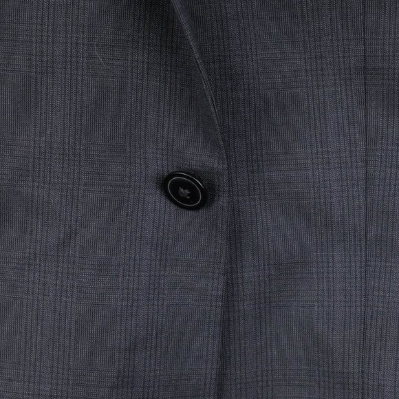 Joseph Abboud Blazer Jacket Mens 48R Black Check Super 120s Wool Slim Fit - Picture 4 of 16